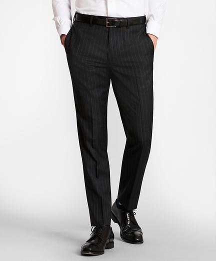 Brooks Brothers Brooksgate Milano-fit Striped Wool Twill Suit Pants