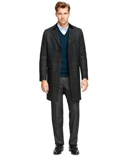 Brooks Brothers Saxxon Wool Chesterfield Overcoat