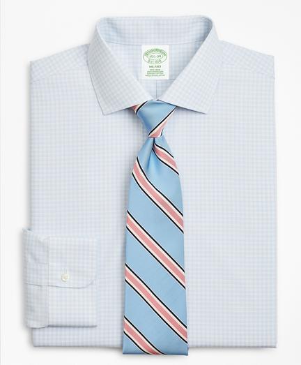 Brooks Brothers Milano Slim-fit Dress Shirt, Non-iron Triple-windowpane