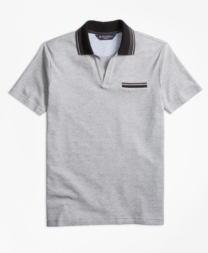 Brooks Brothers Men's Slim Fit Micro-bird's-eye Polo Shirt