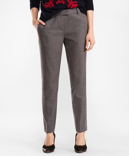 Brooks Brothers Tapered Stretch Wool-blend Pants