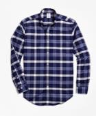 Brooks Brothers Men's Regent Fit Oxford Bb#10 Plaid Sport Shirt