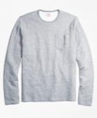 Brooks Brothers Men's Double-knit Pique Long-sleeve T-shirt