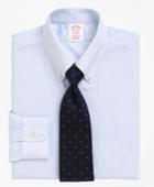 Brooks Brothers Men's Non-iron Regular Fit Mini Pinstripe Dress Shirt