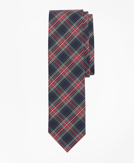 Brooks Brothers Stewart Tartan Basketweave Tie