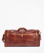 Brooks Brothers J.w. Hulme Leather Medium Duffel Bag