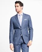 Brooks Brothers Men's Regent Fit Stripe Linen Suit