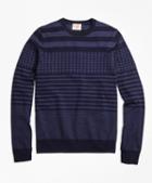 Brooks Brothers Merino Wool Fun Crewneck Sweater