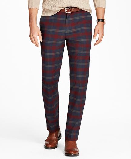 Brooks Brothers Clark Fit Tartan Stretch Pants