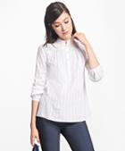Brooks Brothers Cotton Poets Blouse