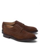 Brooks Brothers Peal & Co. Suede Long Wingtips