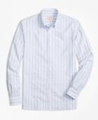 Brooks Brothers Men's Striped Cotton Oxford Sport Shirt