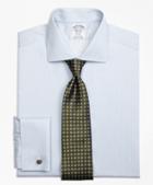 Brooks Brothers Non-iron Regent Fit Framed Stripe French Cuff Dress Shirt