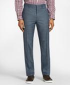 Brooks Brothers Men's Windowpane Wool Twill Suit Trousers