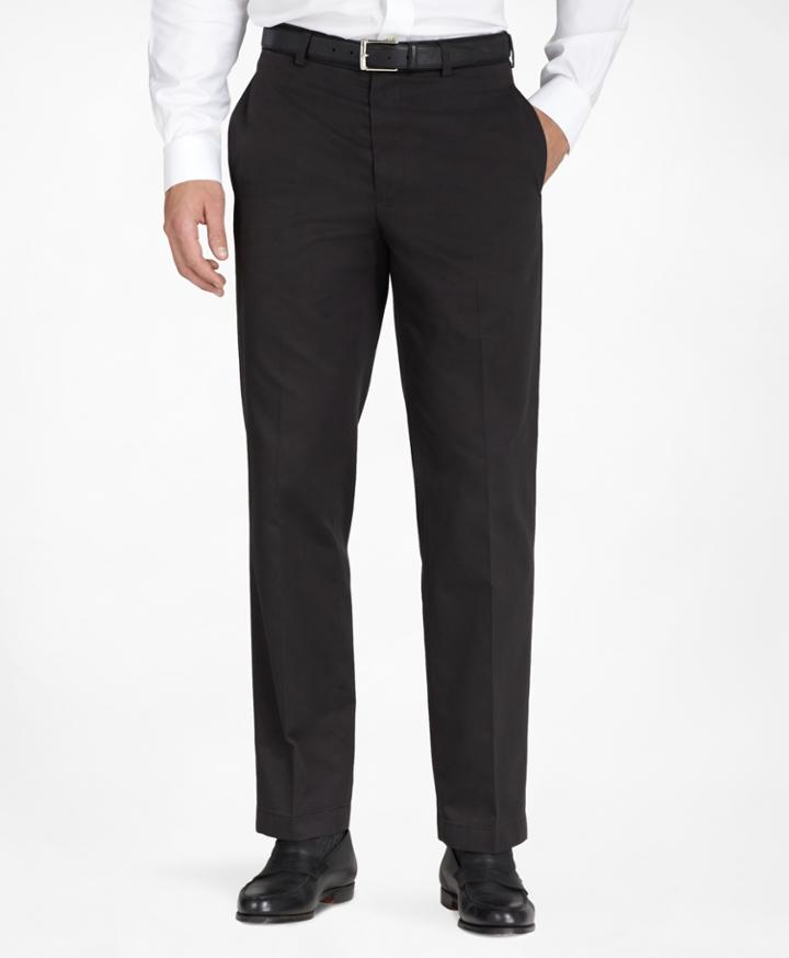 Brooks Brothers Men's Hudson Fit Plain-front Lightweight Advantage Chinos