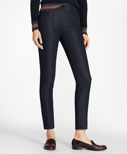 Brooks Brothers Petite Denim Ankle Pants