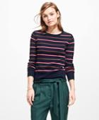 Brooks Brothers Women's Merino Wool Stripe Sweater