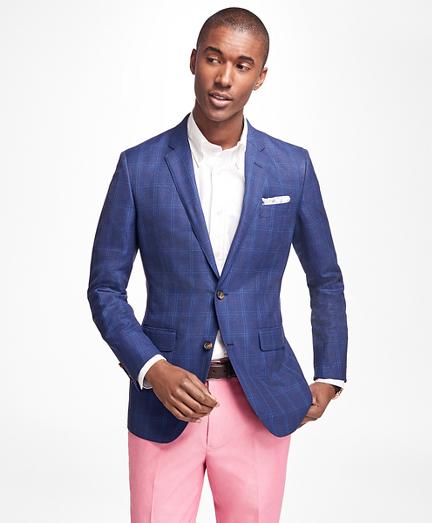 Brooks Brothers Milano Fit Textured Windowpane Sport Coat
