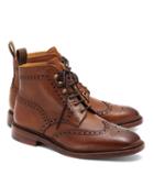 Brooks Brothers Peal & Co. Pebble Wingtip Boots