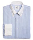 Brooks Brothers Wide Stripe French Cuff Shirt