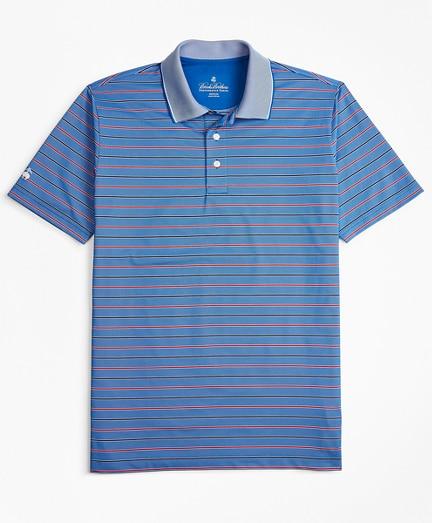 Brooks Brothers Performance Series Bold Bird's-eye  Stripe Polo Shirt