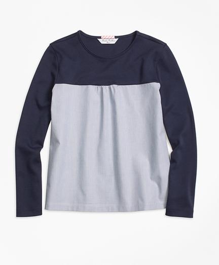 Brooks Brothers Mixed Media Tee