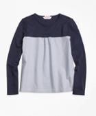 Brooks Brothers Mixed Media Tee