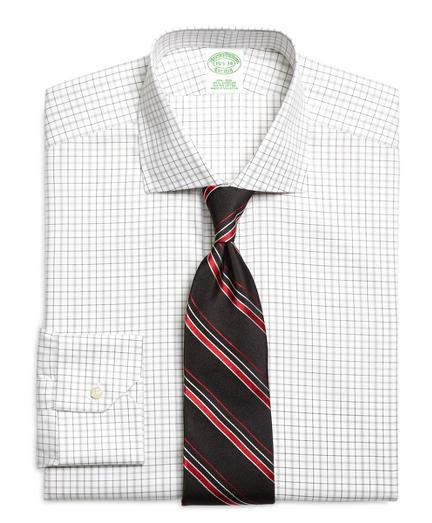 Brooks Brothers Non-iron Extra-slim Fit Tattersall Overcheck Dress Shirt
