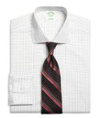 Brooks Brothers Non-iron Extra-slim Fit Tattersall Overcheck Dress Shirt