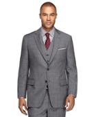 Brooks Brothers Fitzgerald Fit Three-piece Sharkskin 1818 Suit