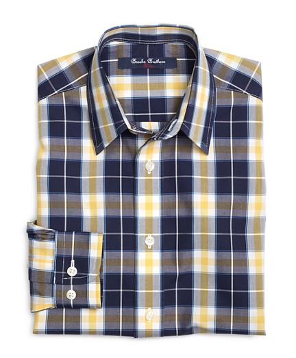 Brooks Brothers Non-iron Checker Plaid Sport Shirt