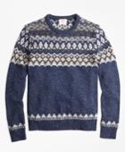 Brooks Brothers Men's Wool-alpaca-blend Fair Isle Sweater