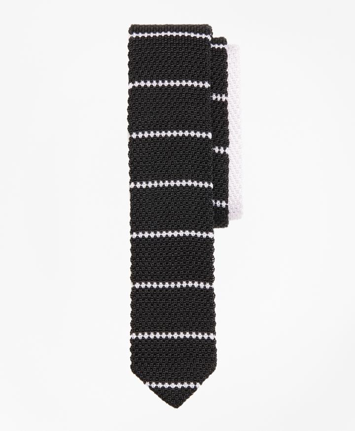 Brooks Brothers Men's Stripe Silk Knit Tie