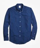 Brooks Brothers Men's Milano Fit Foulard Print Sport Shirt
