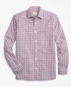 Brooks Brothers Men's Gingham Nine-to-nine Cotton Poplin Shirt