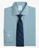 Brooks Brothers Men's Stretch Slim Fitted Dress Shirt, Non-iron Two-tone Gingham