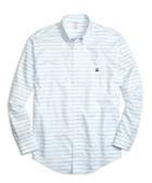 Brooks Brothers Non-iron Regent Fit Horizontal Stripe Sport Shirt