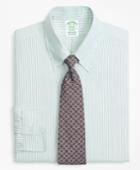 Brooks Brothers Men's Original Polo Button-down Oxford Extra Slim Fit Slim-fit Dress Shirt, Candy Stripe
