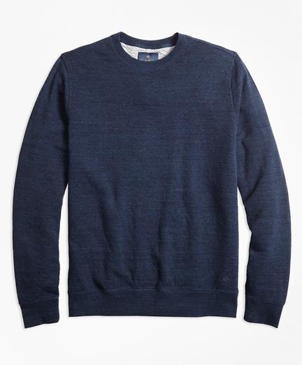 Brooks Brothers Garment-washed Crewneck Sweatshirt