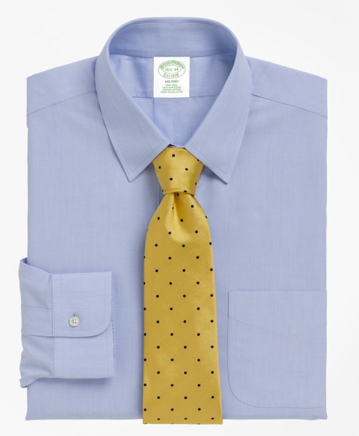 Brooks Brothers Men's Non-iron Extra Slim Fit Tab Collar Dress Shirt
