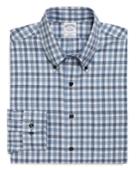 Brooks Brothers Men's Non-iron Slim Fit Alternating Split Tattersall Sport Shirt
