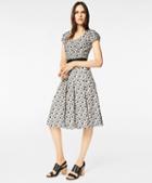 Brooks Brothers Floral Eyelet Cotton Pleated Dress