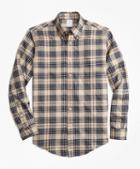 Brooks Brothers Regent Fit Multi-plaid Flannel Sport Shirt