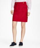 Brooks Brothers Women's A-line Wool-blend Skirt