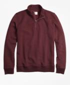 Brooks Brothers Men's Half-zip Pique-fleece Sweatshirt