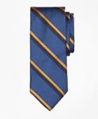 Brooks Brothers Textured Split Sidewheeler Stripe Tie