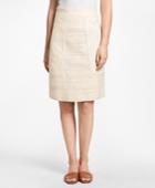 Brooks Brothers Women's Jacquard A-line Skirt