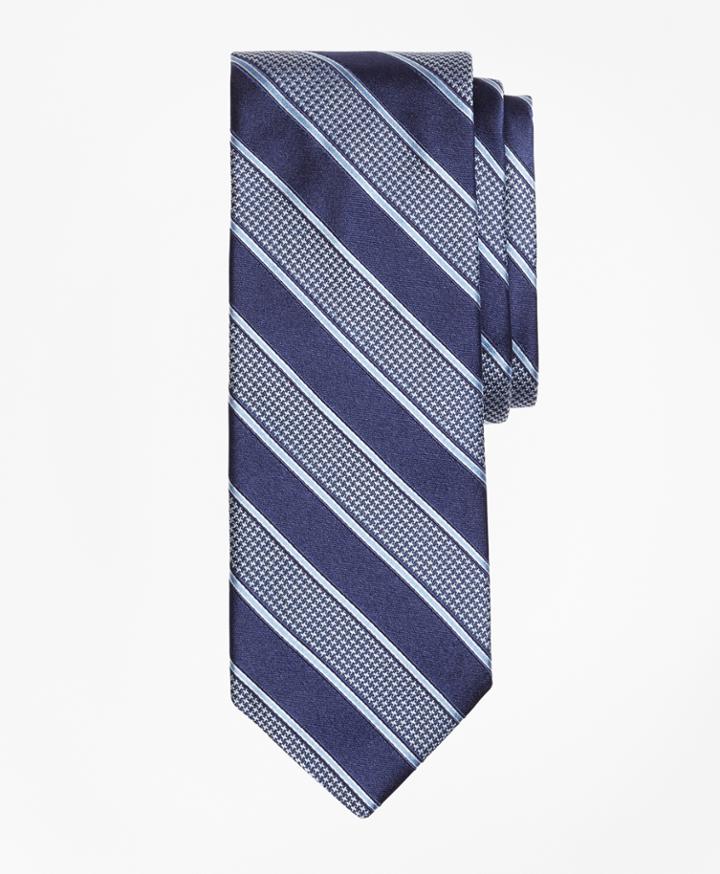 Brooks Brothers Men's Houndstooth Stripe Tie