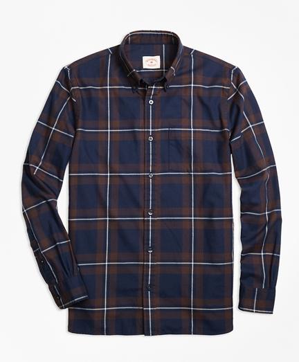 Brooks Brothers Plaid Flannel Sport Shirt