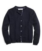 Brooks Brothers Cotton Xo Cable Cardigan